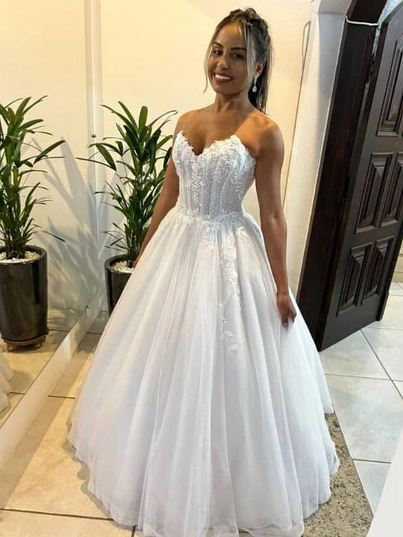 Vestido de Noiva Princesa Minimalista - 